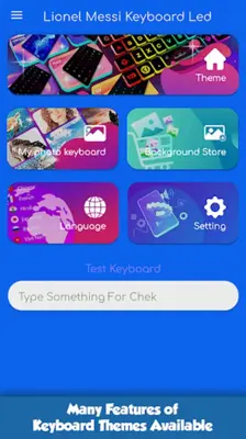 Lionel Messi Keyboard LED android App screenshot 3